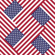 American flag dynamic pattern Vector