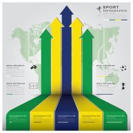 Football Tournament Sport Infographic Background