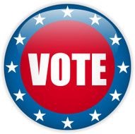 United States Election Vote Button N11