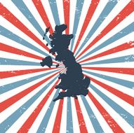 Great Britain on the map