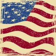 American grunge flag N14
