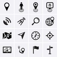Location Navigation and Map Icons