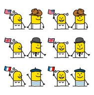 American English &amp; French emoticons N2