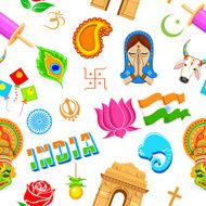 seamless indian pattern N13