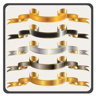 Ribbon Banner Collection - vector illustrations N4