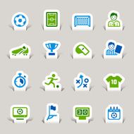 Paper Cut - Soccer Icons N2