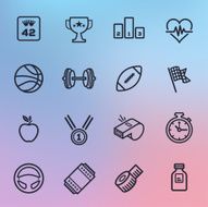 Sports Line Icons