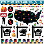 real estate infographic design elements N3