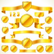 Golden Emblem Shields