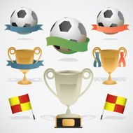 European footbal design elements