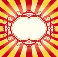 Frame circus flyer