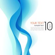 Abstract waved line vector background N4