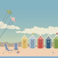 Deckchairs and Beach Huts