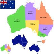 Australia Map N18
