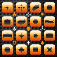 Orange Abstract Shapes