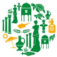 Cyprus Icon Set
