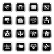 Supergloss Black Icons - European Union Recession