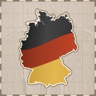 Germany retro map N2