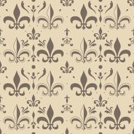 Seamless Fleur de Lys Pattern