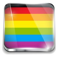 Love Smartphone Sticker Button Gay