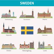 Sweden Symbols of cities