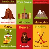 Canada mini poster set