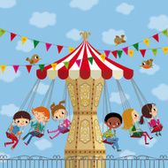 Children on a Carousel N2