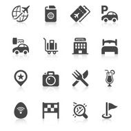 Travel icon set N13