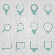 Twelve map pointers