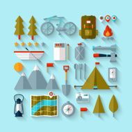 Camping flat design N7