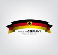 Made in Germany German seal Flag (Vector)