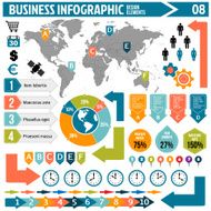 business infographic design elements N2