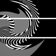 abstract black and white stripe pattern banner background N3