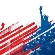 Grunge USA Background N4