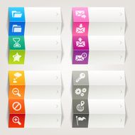 Rainbow - Website and Internet Icons Navigation template