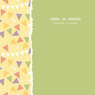 Party Decorations Bunting Square Torn Seamless Pattern Background