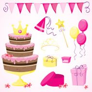 Girly party elements