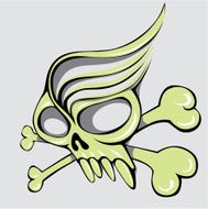 skull and crossbones N25