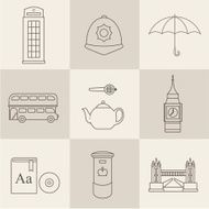 London vintage icons N4