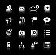 White Icons Set N21
