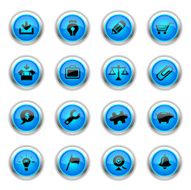 Blue Icons - Web