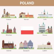 Poland Symbols of cities