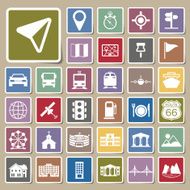 Navigation icons Sticker