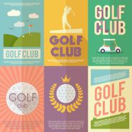 Golf Poster Set