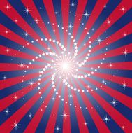 Patriotic Firework Background