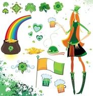St Patrick&#039;s Day - design elements