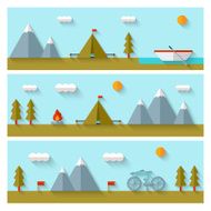 Camping flat design N8