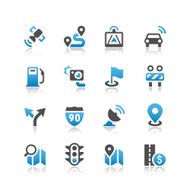 Gps navigation and road icons N7