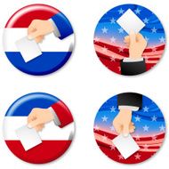 Voting Buttons and Labels