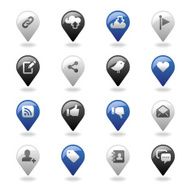 Navigation icons set N22